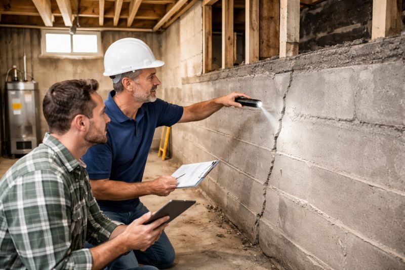 Basement Crack Repair in North Wales, PA