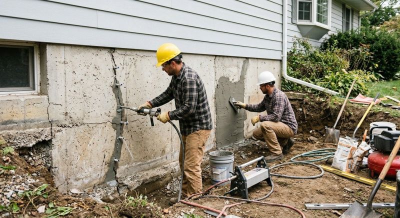 Basement Foundation Repair in Boyertown, PA