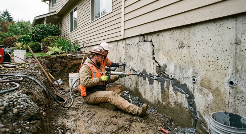 Basement Foundation Repair in Broomall, PA