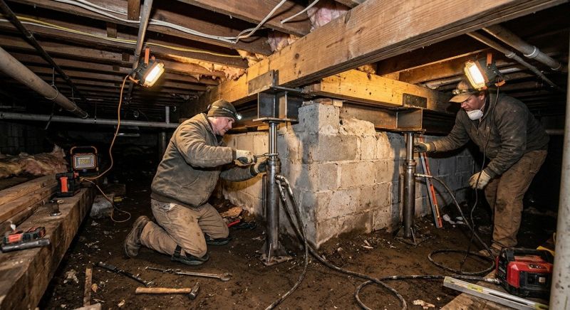 Basement Foundation Repair in Dresher, PA