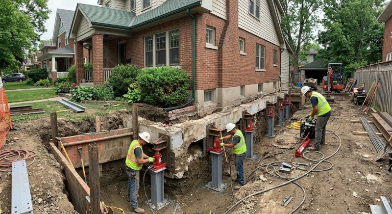 Basement Underpinning in North Wales, PA