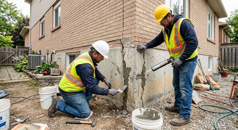 Building Foundation Repair in Devon, PA