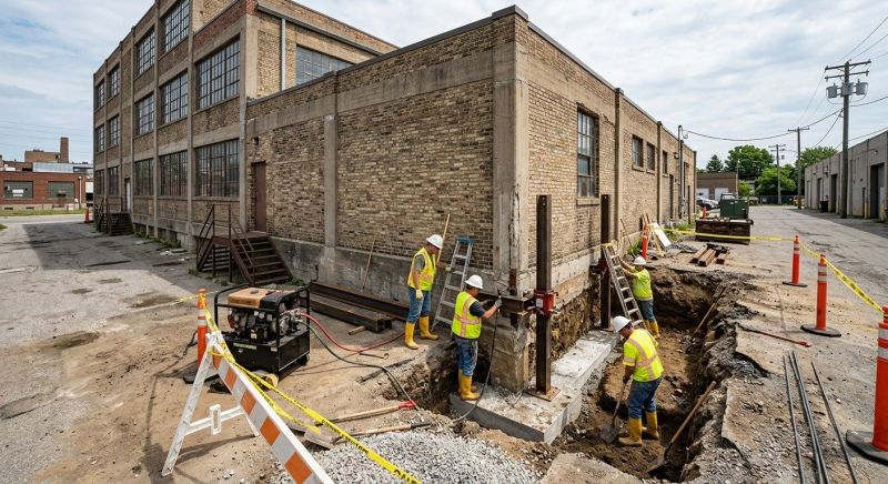 Building Foundation Repair in East Greenville, PA