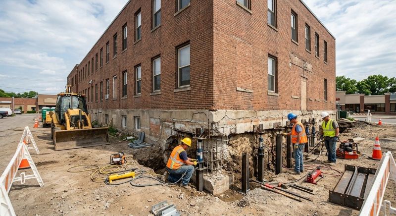 Commercial Foundation Repair in North Wales, PA