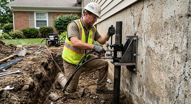 Concrete Foundation Leveling in Cheltenham, PA