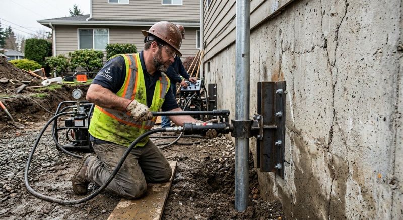 Concrete Foundation Leveling in Riegelsville, PA