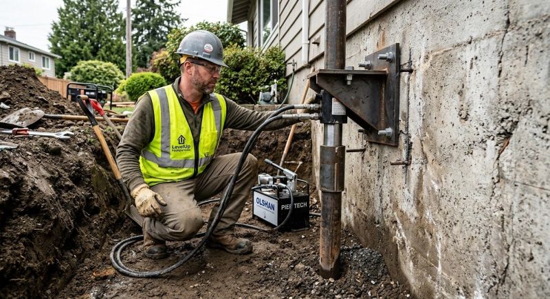 Concrete Foundation Leveling in Upper Darby, PA