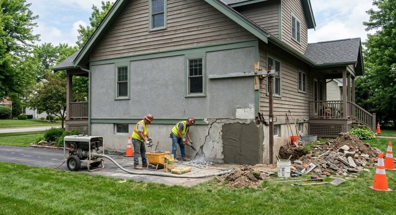 Concrete Foundation Repair in Boyertown, PA