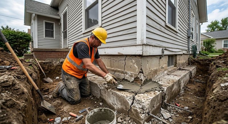 Concrete Foundation Repair in Havertown, PA