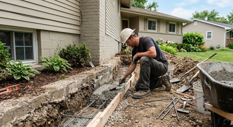 Concrete Foundation Repair in Media, PA