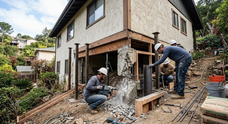 Concrete Foundation Repair in Warminster, PA