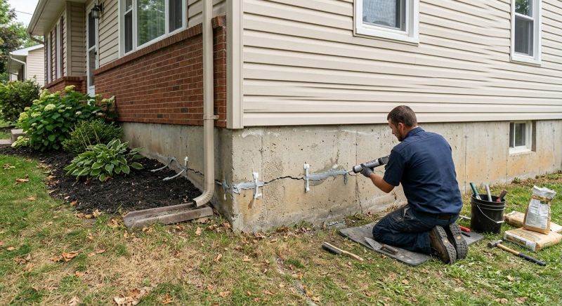 Cracked Foundation Repair in Lafayette Hill, PA
