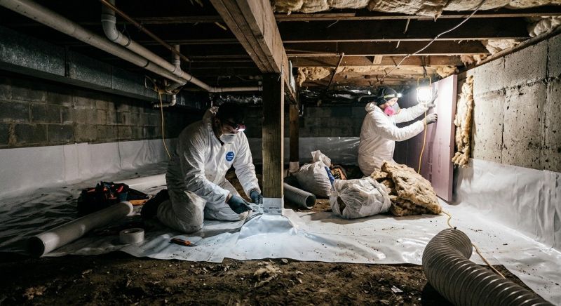 Crawl Space Leveling in North Wales, PA