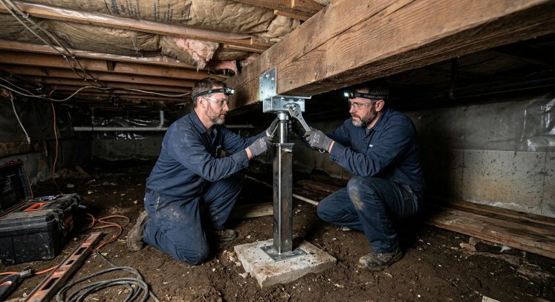 Crawlspace Foundation Repair in Bensalem, PA