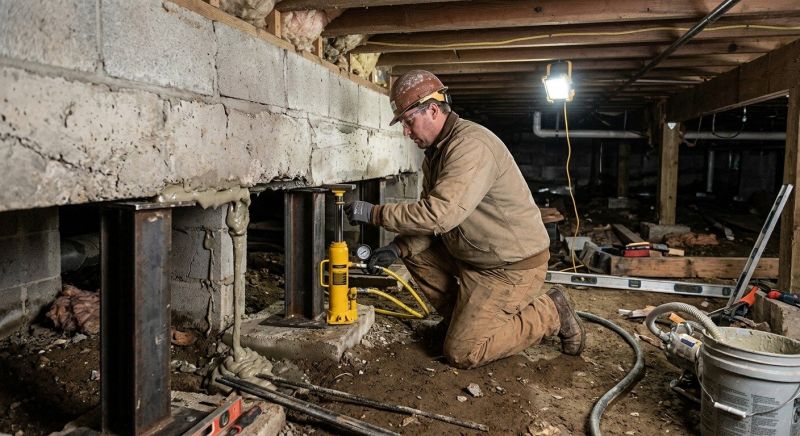 Crawlspace Foundation Repair in Bucks County, PA