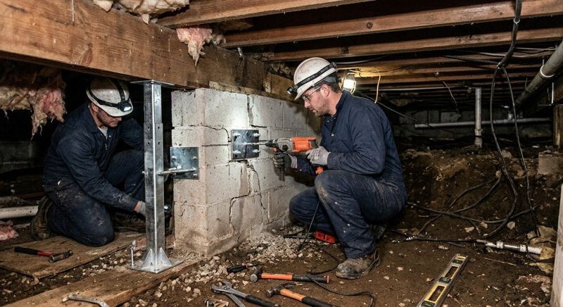 Crawlspace Foundation Repair in Cheltenham, PA