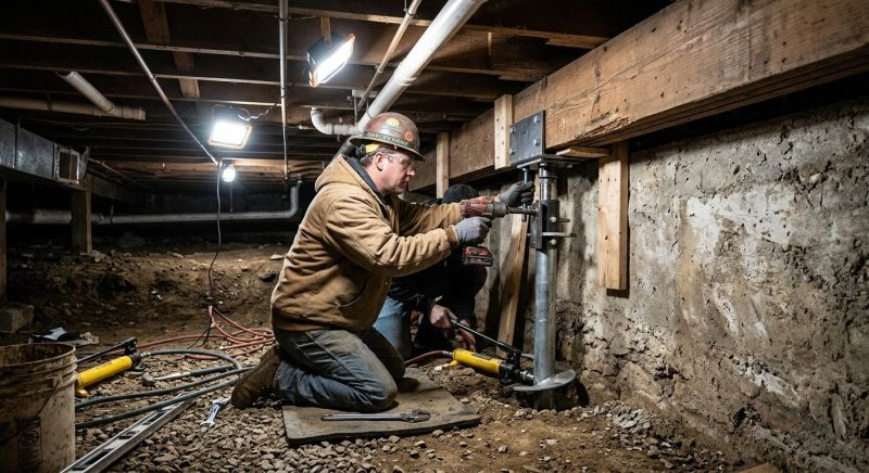 Crawlspace Foundation Repair in Doylestown, PA