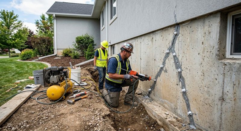 Foundation Crack Repair in Devon, PA