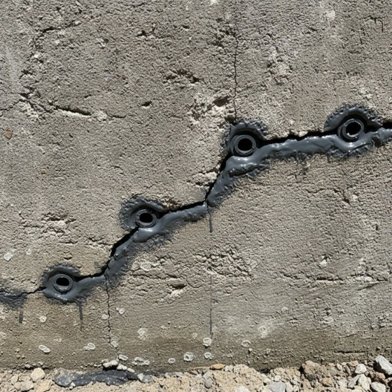 Foundation Crack Sealing in North Wales, PA