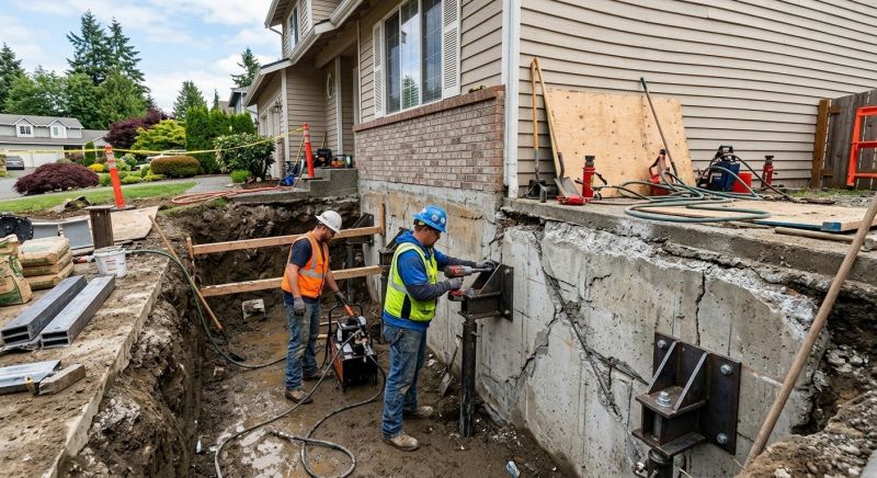 Foundation Damage Repair in Audubon, NJ