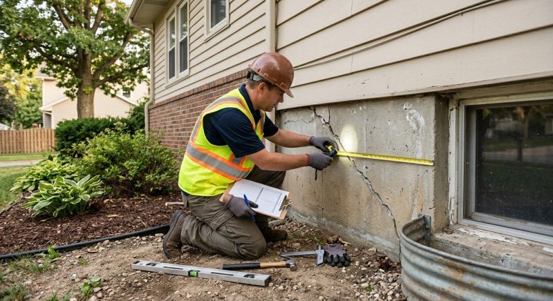 Foundation Inspection in North Wales, PA