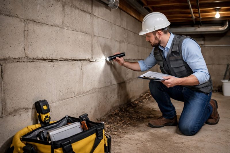 Foundation Inspection in North Wales, PA