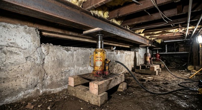 Foundation Jacking in Barto, PA