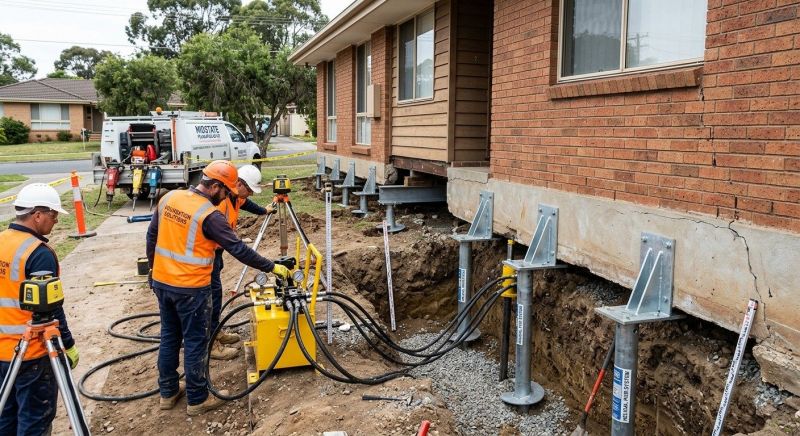 Foundation Jacking in Barto, PA