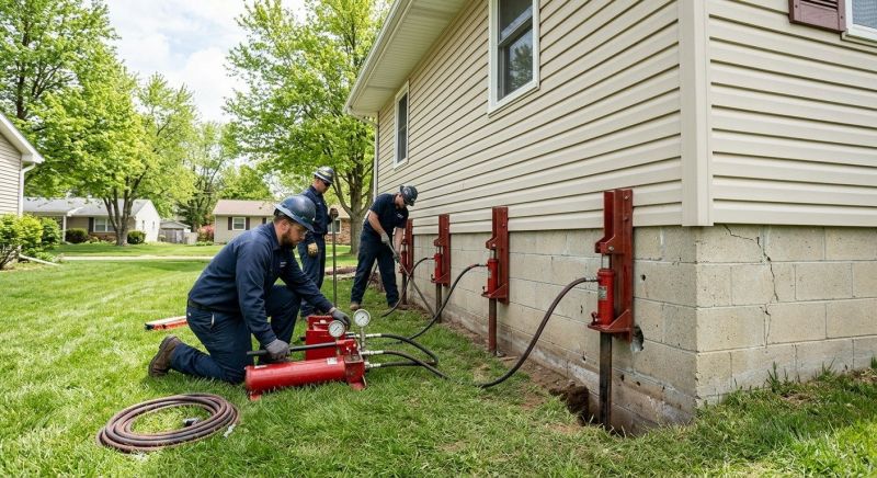 Foundation Jacking in Center Valley, PA