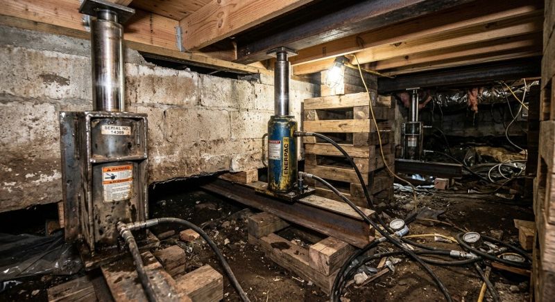 Foundation Jacking in Cheltenham, PA