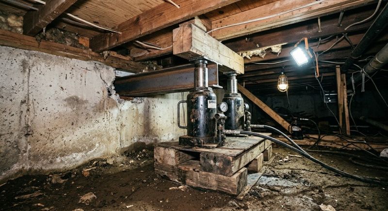 Foundation Jacking in Devon, PA