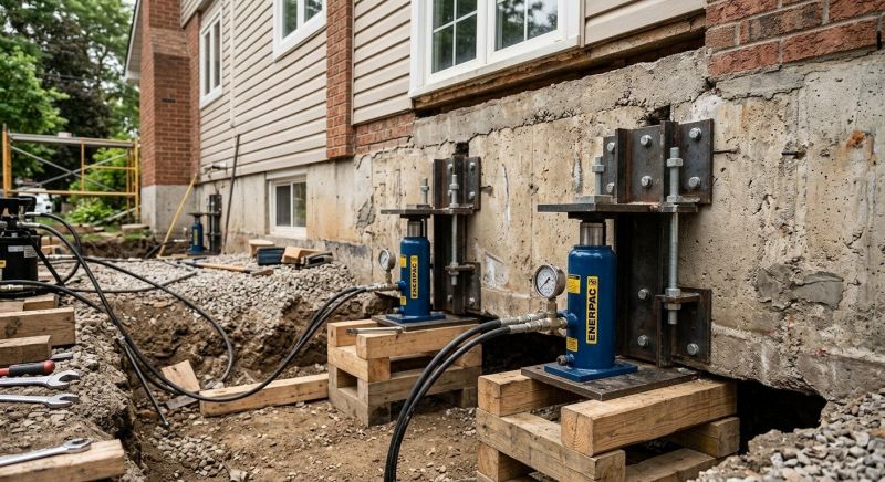 Foundation Jacking in Drexel Hill, PA