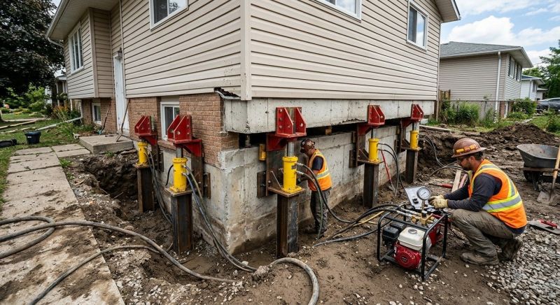 Foundation Lifting in Bensalem, PA