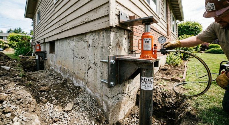 Foundation Lifting in Lambertville, NJ