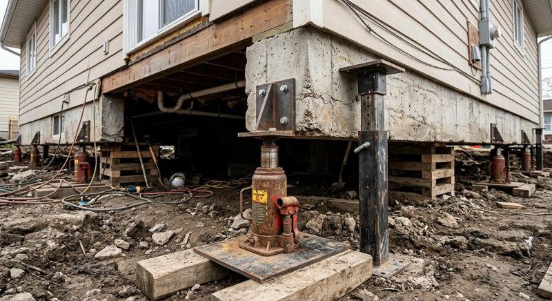 Foundation Lifting in Royersford, PA