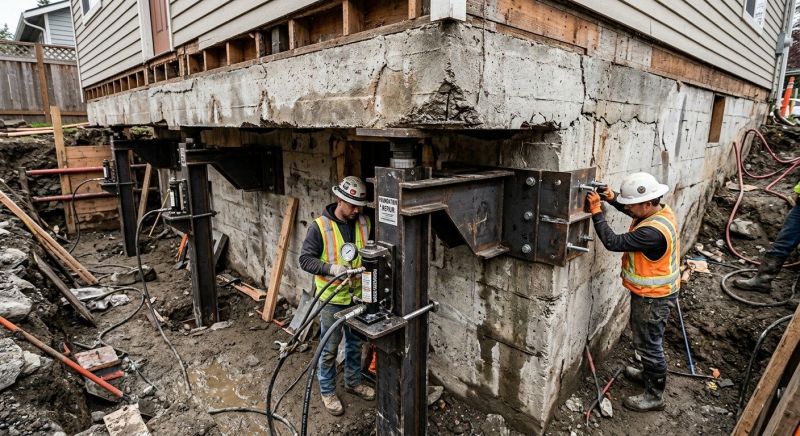 Foundation Lifting in Springfield, PA