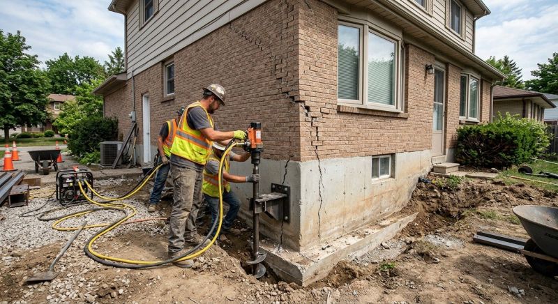 Foundation Raising in Glenside, PA