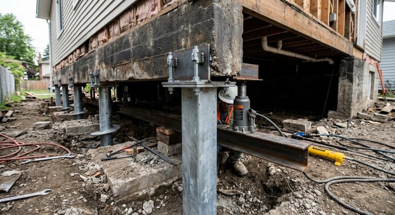 Foundation Raising in Green Lane, PA