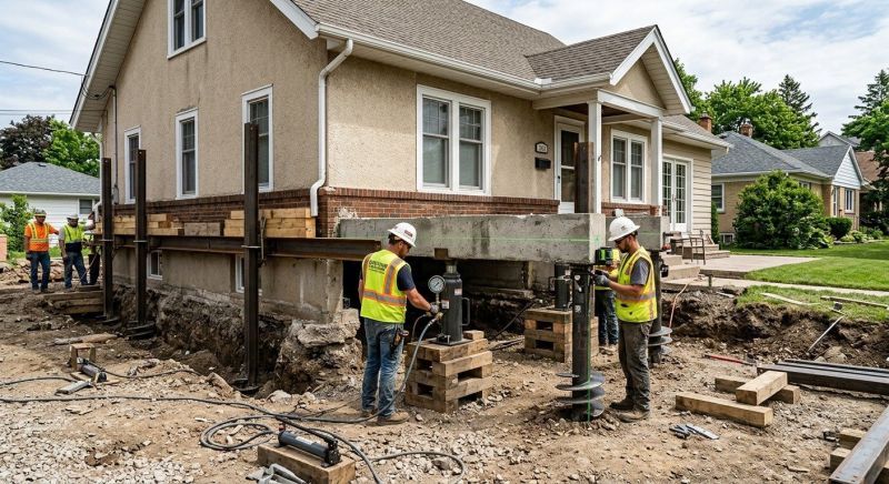Foundation Releveling in North Wales, PA