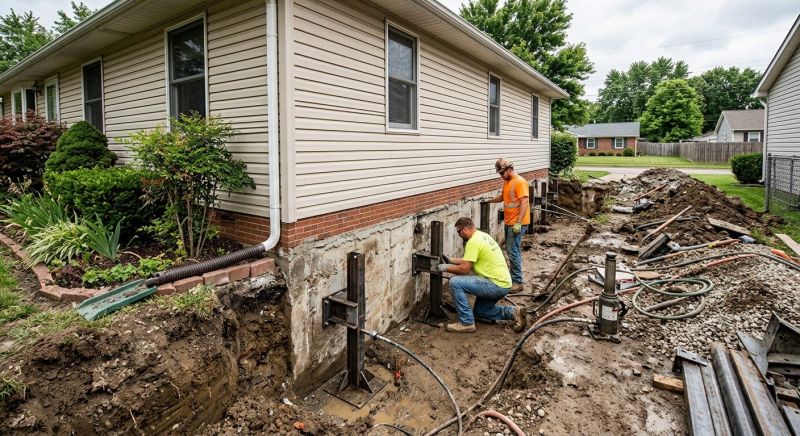 Foundation Stabilizing in Bryn Mawr, PA