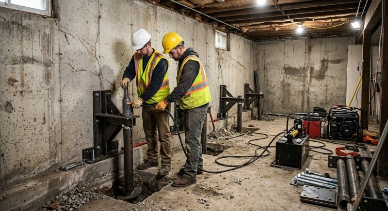 Foundation Stabilizing in Fort Washington, PA