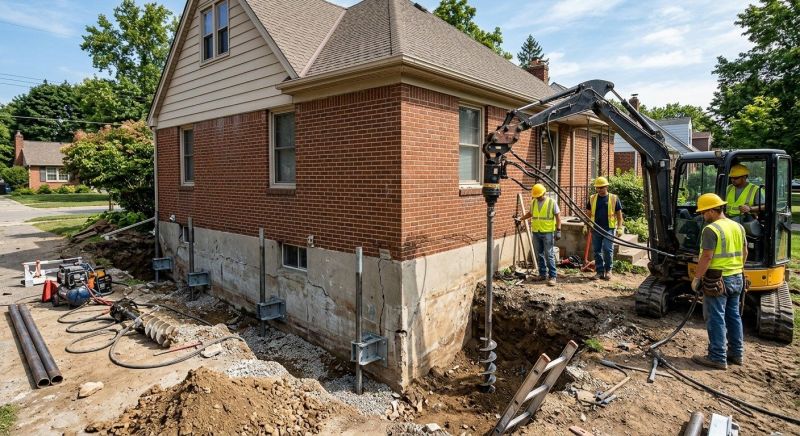 Foundation Stabilizing in Glenside, PA