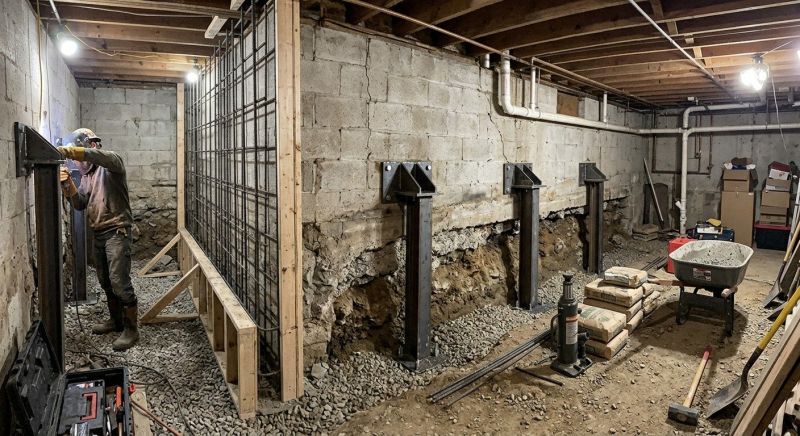 Foundation Stabilizing in Stockton, NJ