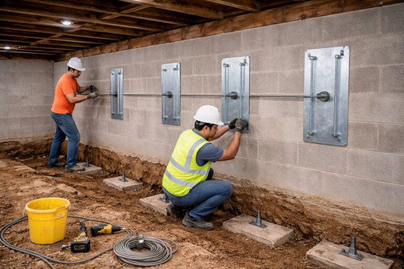 Foundation Stabilizing in Telford, PA