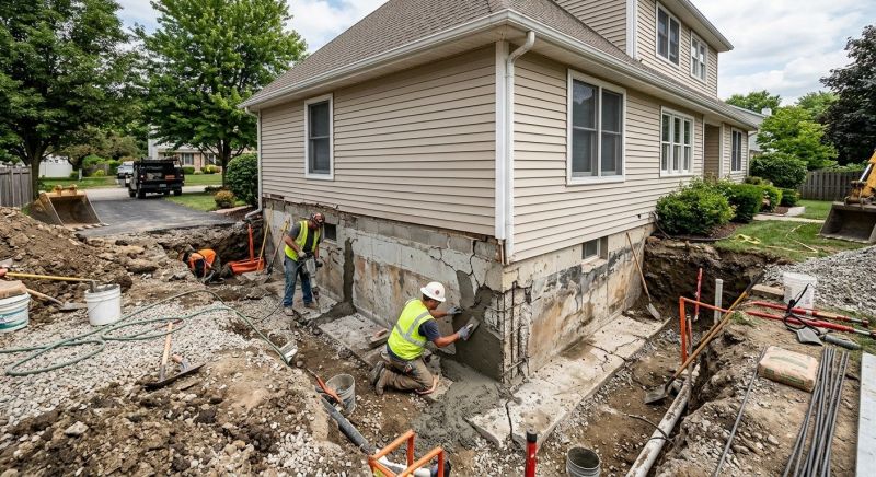 Foundation Strengthening in North Wales, PA