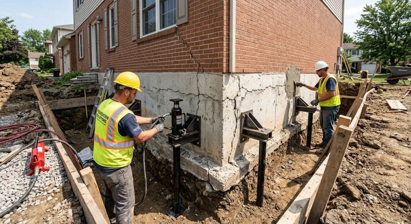 Foundation Structural Repair in Coopersburg, PA