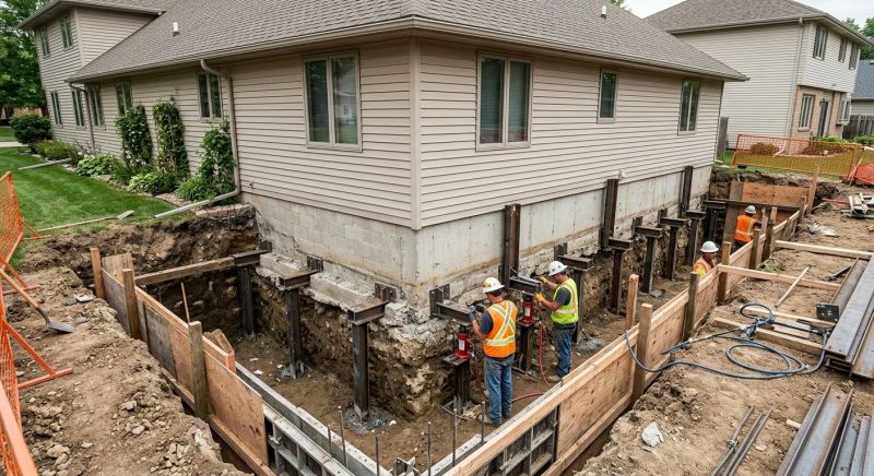 Foundation Underpinning in North Wales, PA