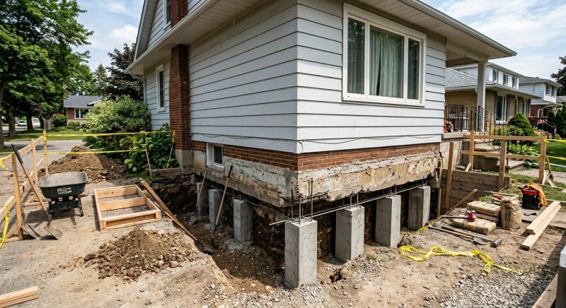 Foundation Underpinning in North Wales, PA