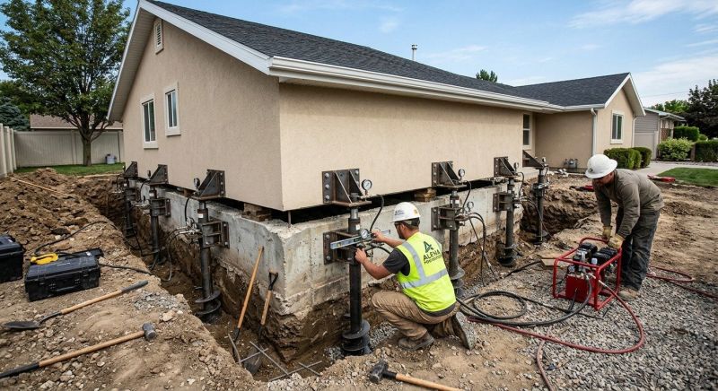 Home Foundation Leveling in Harleysville, PA