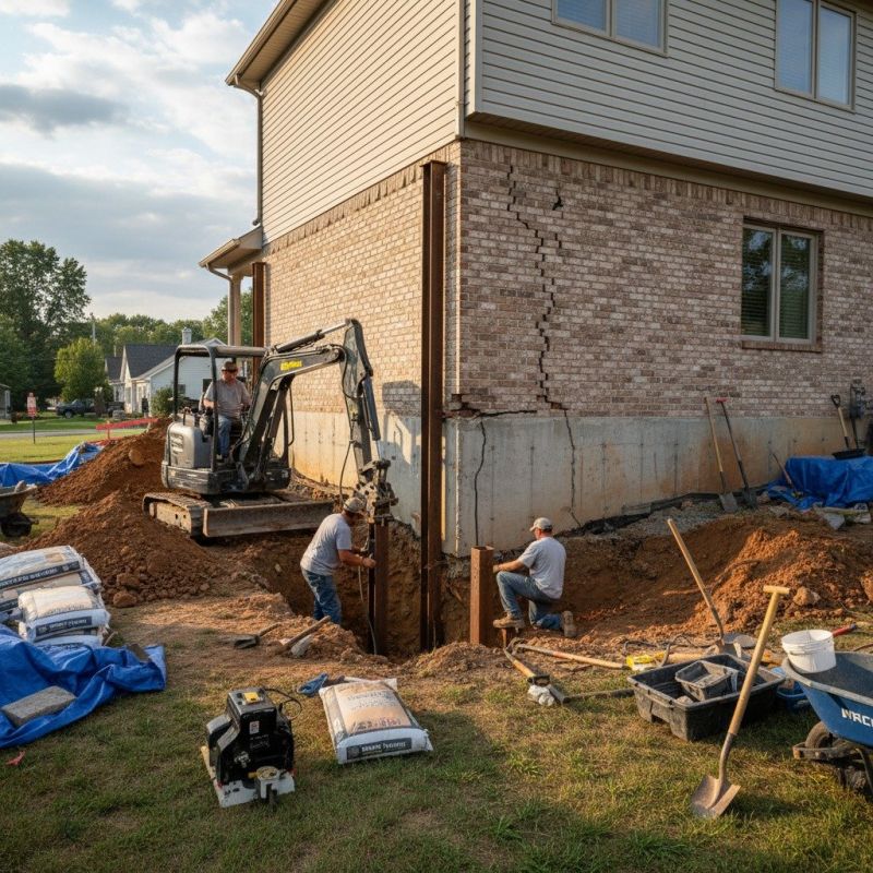 Home Foundation Repair in Chester Springs, PA